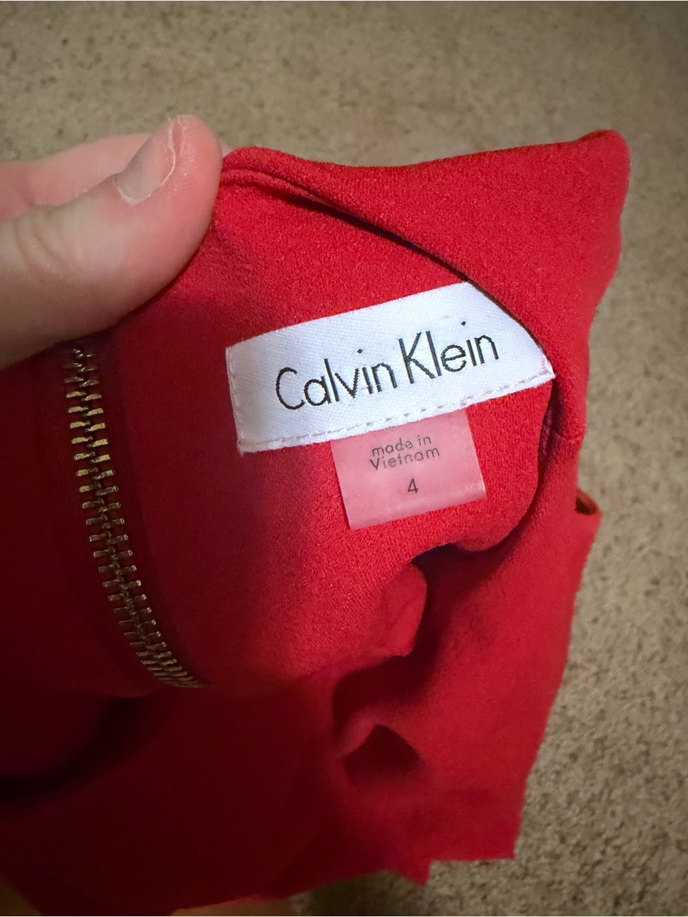 4 size 4 Calvin Klein CK dresses sheath and fit and flare - Picture 6 of 10